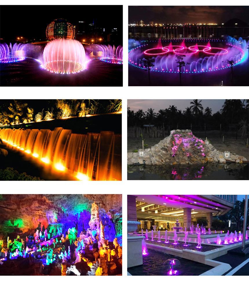water fountain pool nozzle types